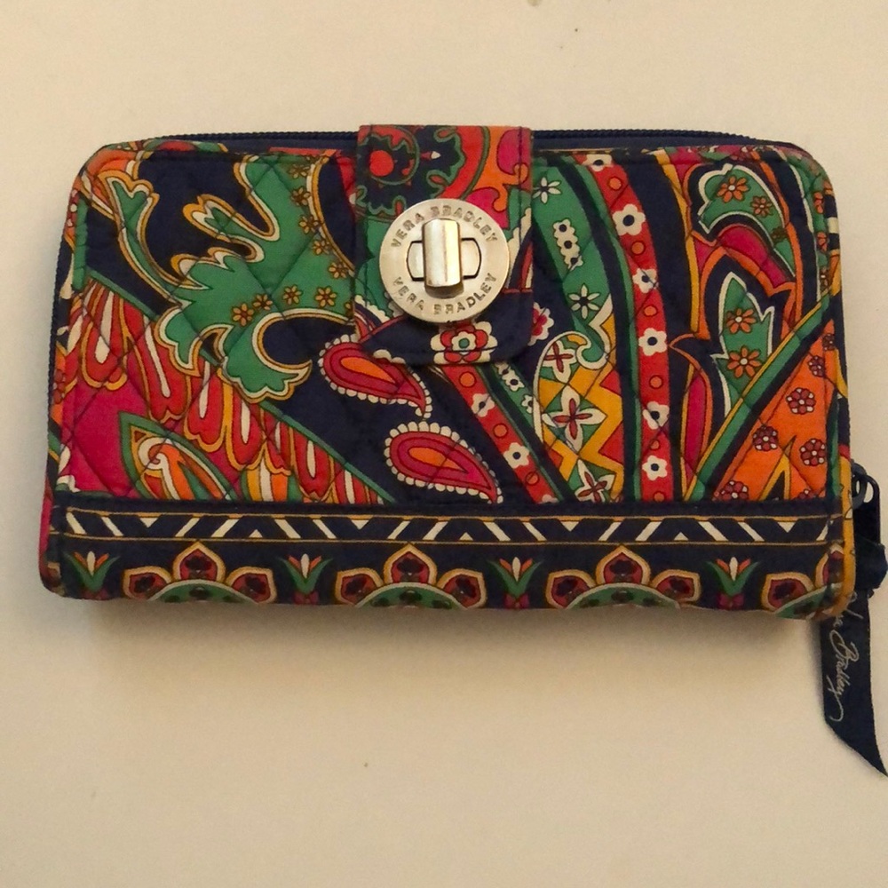 Multi colored Vera Bradley wallet